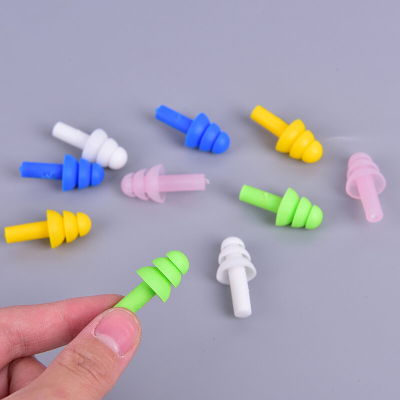 5 Pairs Silicone Ear Plugs Sound Insulation Ear Protector Anti Noise Snore Comfortable Sleeping Swimming Earplug Noise Reduction