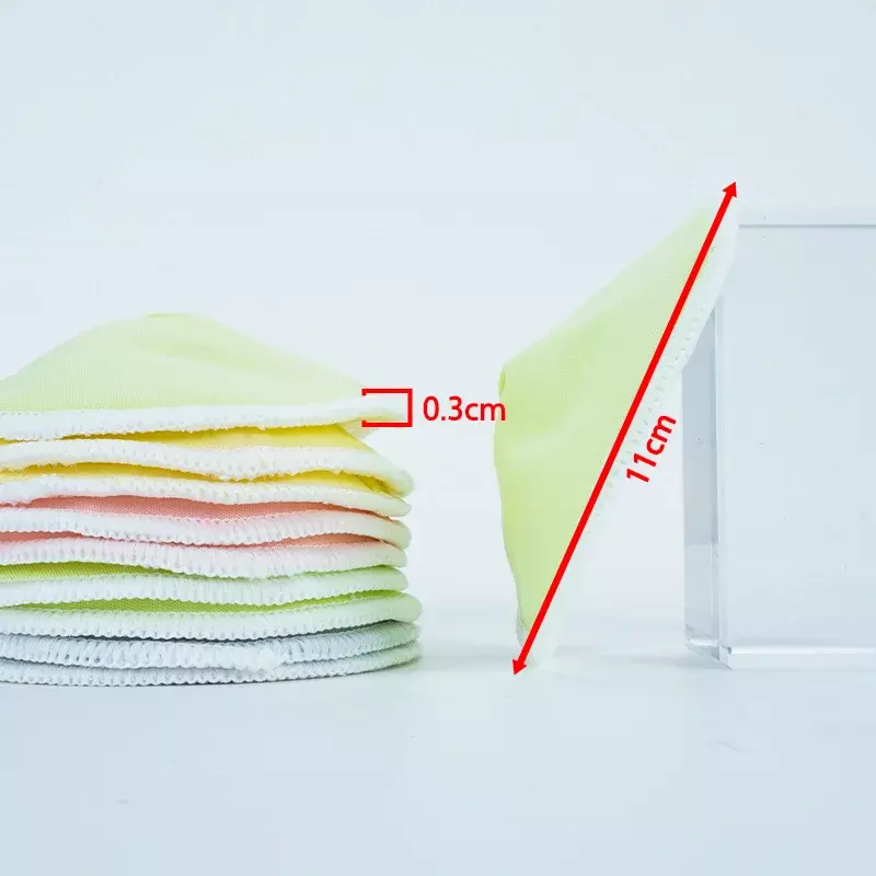 ثلاثة طبقة الألياف فائقة غرامة مقاوم للماء تنفس وسادة الثدي مكافحة تجاوز الأمومة الرعاية وسادة تغذية الطفل