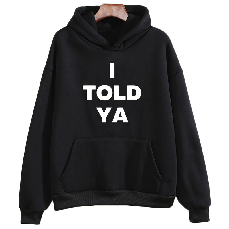 Ich erzählte ya Heraus forderer Zendaya Hoodies Grunge Mode Langarm Sweatshirts neuen Film Grafik druck Kapuzen pullover Frauen