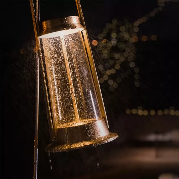 Retro IP55 Waterproof Rechargeable Antique Style Outdoor Glamping Use Battery Powered Portable LED Mood Night Light Table Lamp