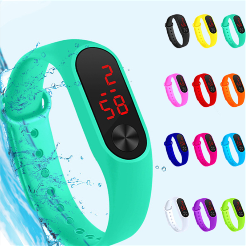 Sport wasserdicht LED-Display Unisex-Uhr neue Mode Uhren elektronische Armbanduhr Kinder Männer Frauen im Freien