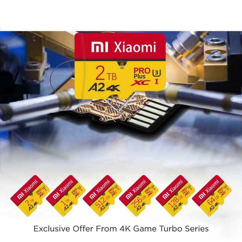 Mijia Xiaomi U3 High Speed Geheugenkaart A1 V30 Micro Tf Sd Kaart 1Tb 2Tb Klasse 10 Tf Cassette Adapter Voor Nintendo Switch Cam Pc