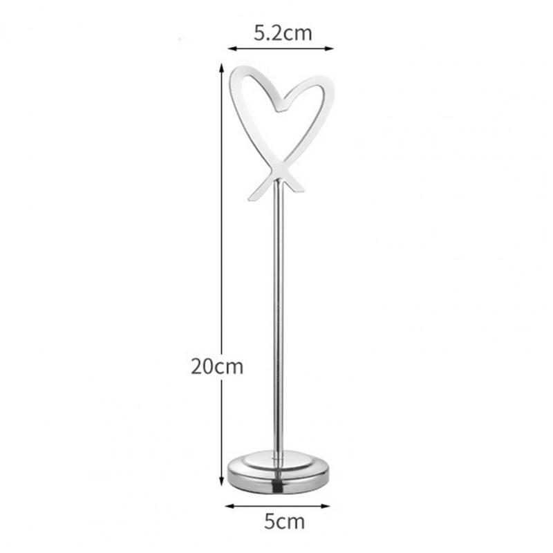 Stainless Steel Seat Card Holder Hotel Restaurant Buffet Menu Clip Wedding Table Name Card Holder Banquet Greeting Card Stand