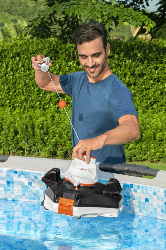 Robot inalámbrico eléctrico para limpieza de piscinas, aspiradora automática, 58622