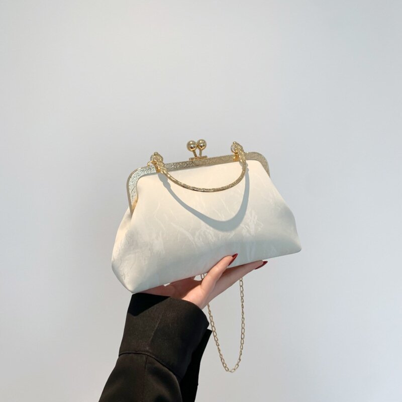 Золотая Бархатная вечерняя сумка, Лидер продаж, элегантная французская винтажная обеденная сумка, модная роскошная сумка-клатч для женщин