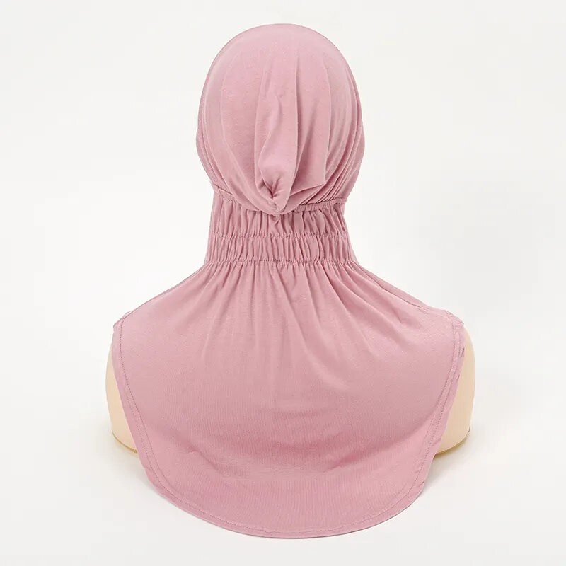 Jilbab wanita Muslim penutup kepala jilbab Muslim topi jilbab dalam syal Islami jilbab Ninja topi syal topi Bonnet tulang