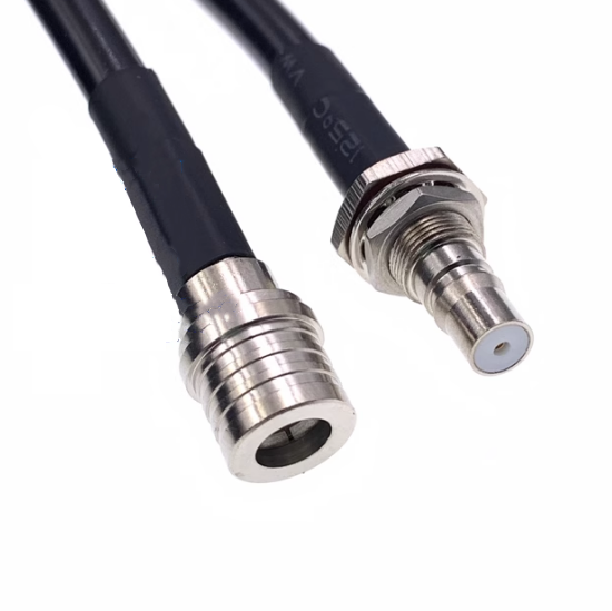 RG223 Cable QMA macho a conector hembra QMA para amplificador de señal LTE lote Cable de baja pérdida 50ohm