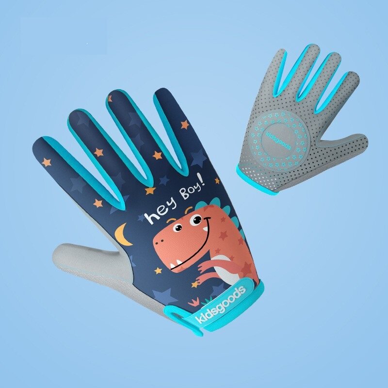 Guantes de Ciclismo de medio dedo para niños, guantes deportivos para patinar, bicicleta de montaña, niños y niñas