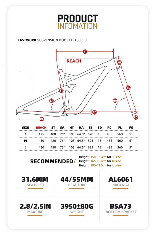 MARCO DE SUSPENSIÓN COMPLETA para bicicleta, aleación de aluminio de 148x12MM, 29/27.5ER, 4 eslabones, cola suave DH AM, para montaña y descenso