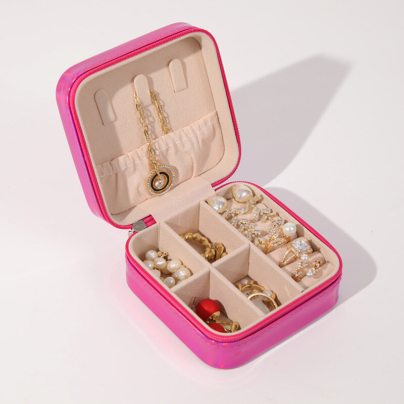 Kotrean 산화 방지 쥬얼리 보관 상자, 반지 귀걸이, 휴대용 쥬얼리 상자, 제조 업체