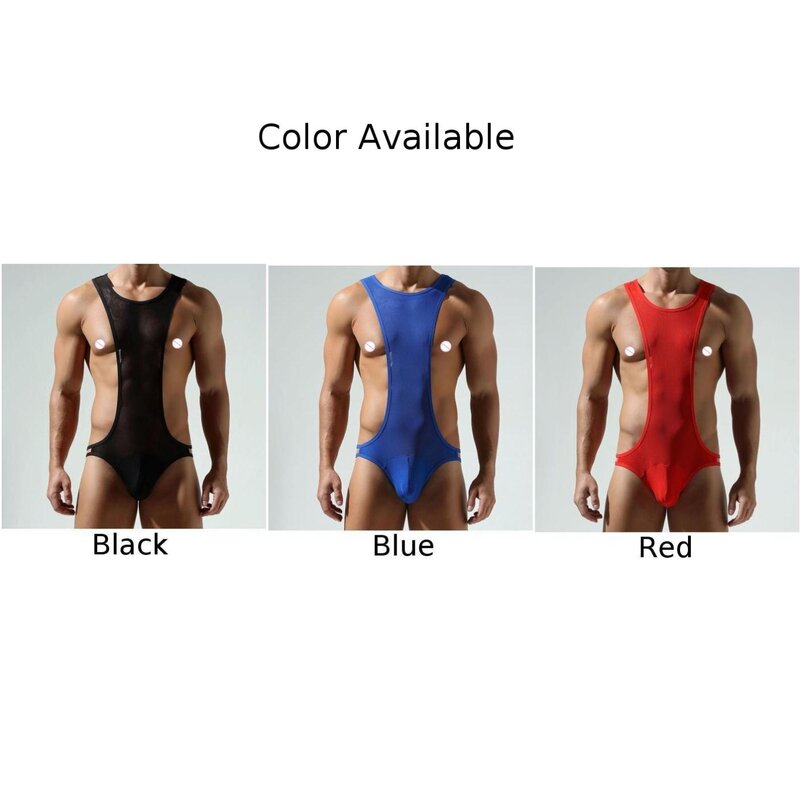Wygodne modne body Jesienne body Bodystocking Bodysuit Brand New Casual Jumpsuit Męskie Męskie Nylonowe Bez rękawów