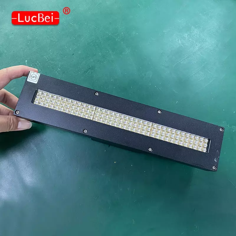 โคมไฟ LED UV 395NM 1200W สำหรับเครื่องพิมพ์แบบแฟลต HT3200UV-K UV หัวพิมพ์ Konica 1024i Kyocera หัว lampu curing หมึก UV 385NM