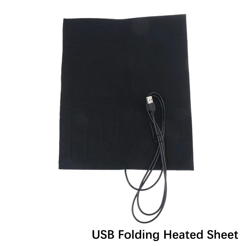 USB Folding Heated Sheet Heating Winter Warm Pad Cushion Waterproof Car Seat Heating Cushion Temperature Control Heating Pad New