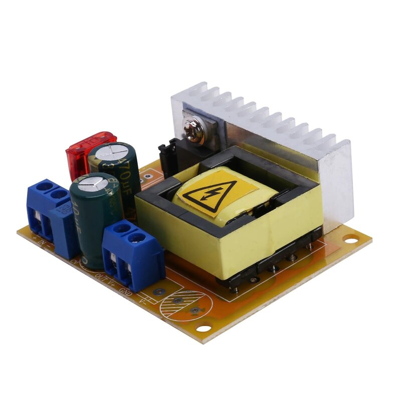 Convertidor de impulso de alto voltaje, módulo de refuerzo ZVS, 8 ~ 32V a 45 ~ 390V, DC-DC