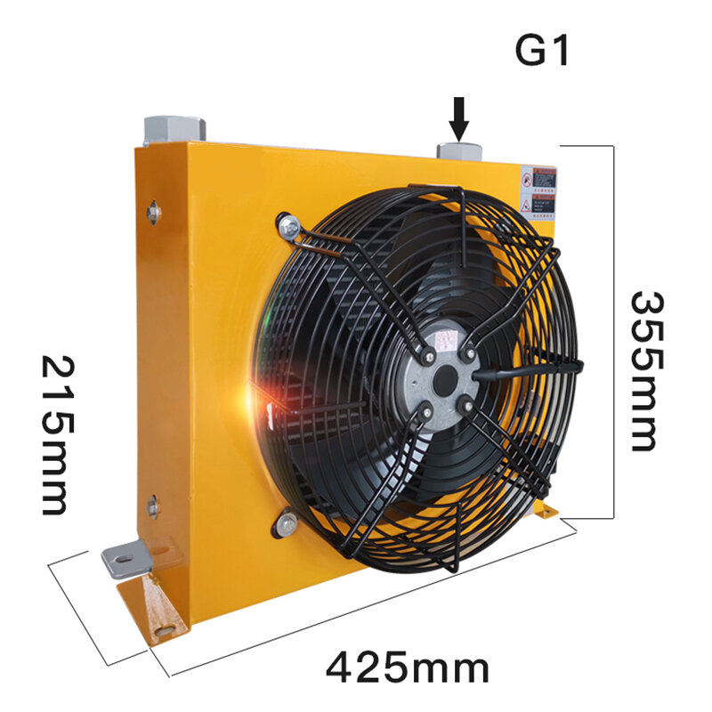 Refroidisseur d'air hydraulique des religions 19KW 300L/min de refroidissement par air d'huile AH1680T-CA