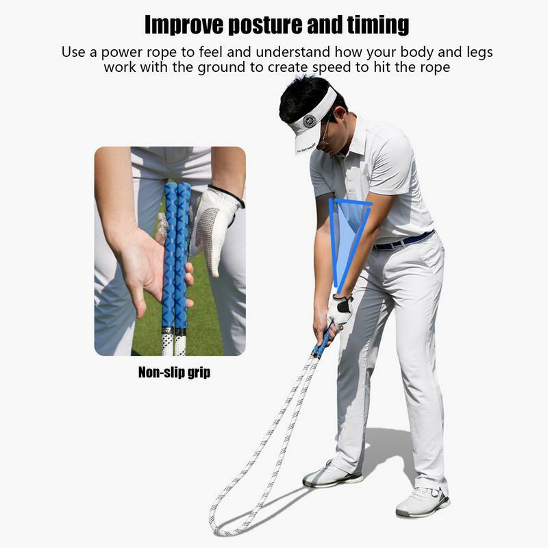 Golf Swing Aids Training Rope For Golf Beginner Gesture Correction Accessories Warm-up Exercise Assist Tools Swing Practice Rope