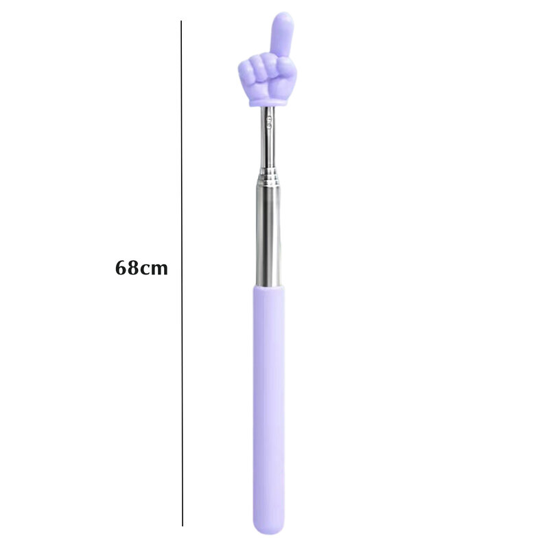 Retractable Pointer Finger Plastic Collapsible Finger Pointing Stick for Home Classroom Supplies