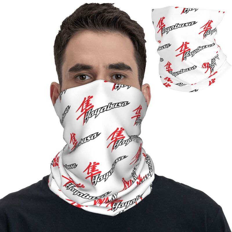 SUZUKIS HAYABUSA Moto Bandana Neck Cover stampata maschera sciarpa copricapo multiuso sport all'aria aperta Unisex adulto inverno