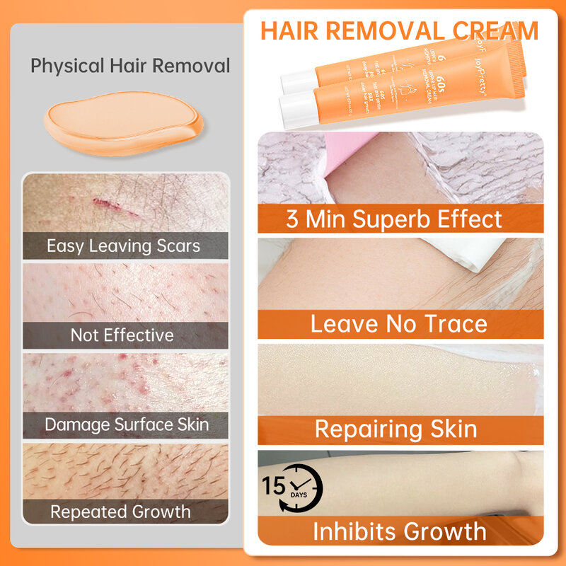 Face Hair Remover for Ladies Women Depilation Cream Pain Without Underarm Lip Hair Wax Skin Care Facial Hair Removal Cream tool