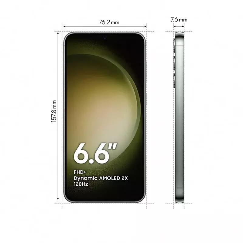 Samsung-Galaxy S23 + Smartphone, S23 Plus, 5G, S916B, S916B, DS, 8GB ROM, 256GB RAM, 8GB ROM, Octa Core, Android, NFC, Original