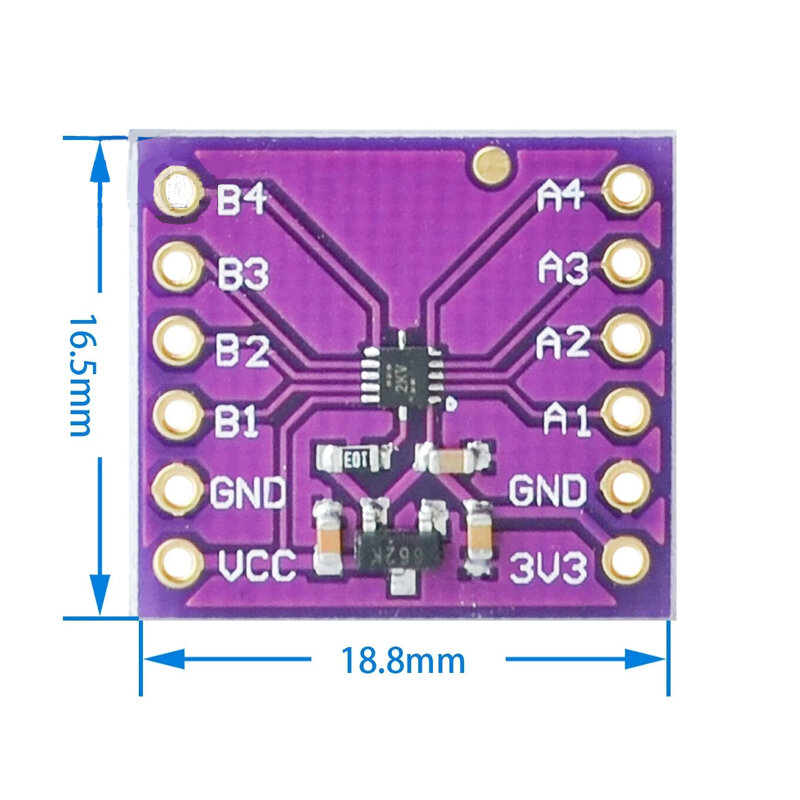 1~100Pcs TXB0104 4-bit Bidirectional Voltage Level Converter Automatic Direction Sensing WCMCU-401