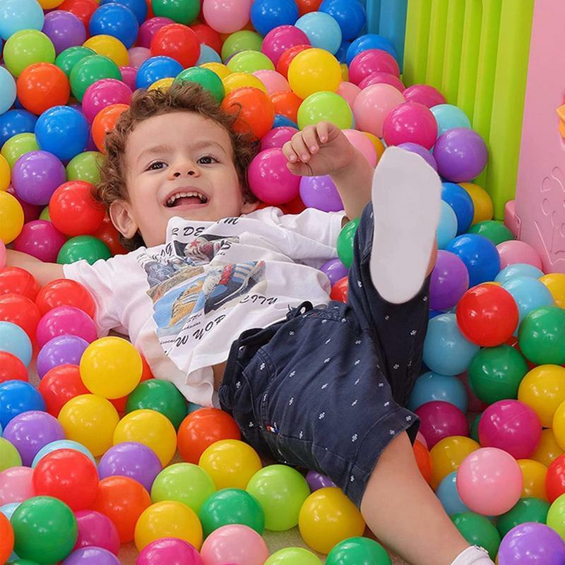 50pcs Toy Balls Baby Bath Kid Pit Toy Swim Colorful Soft Plastic Ocean Ball Sports Outdoor Fun Balls Kids Toys Pool Water Toys