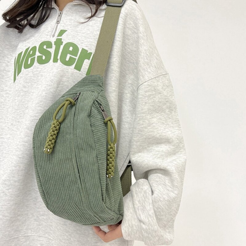 Портативная сумка через плечо и бедро в японском стиле подходит для студентов-профессионалов и любителей путешествий