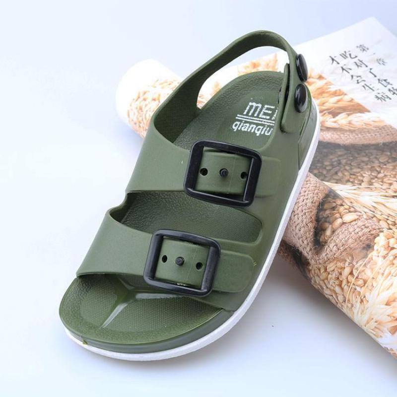 Boys Sandals Summer Children Sandals Kids Beach Shoes Fashion Baby Boys Slippers Flat  Non-slip Home Casual Shoes Outdoor