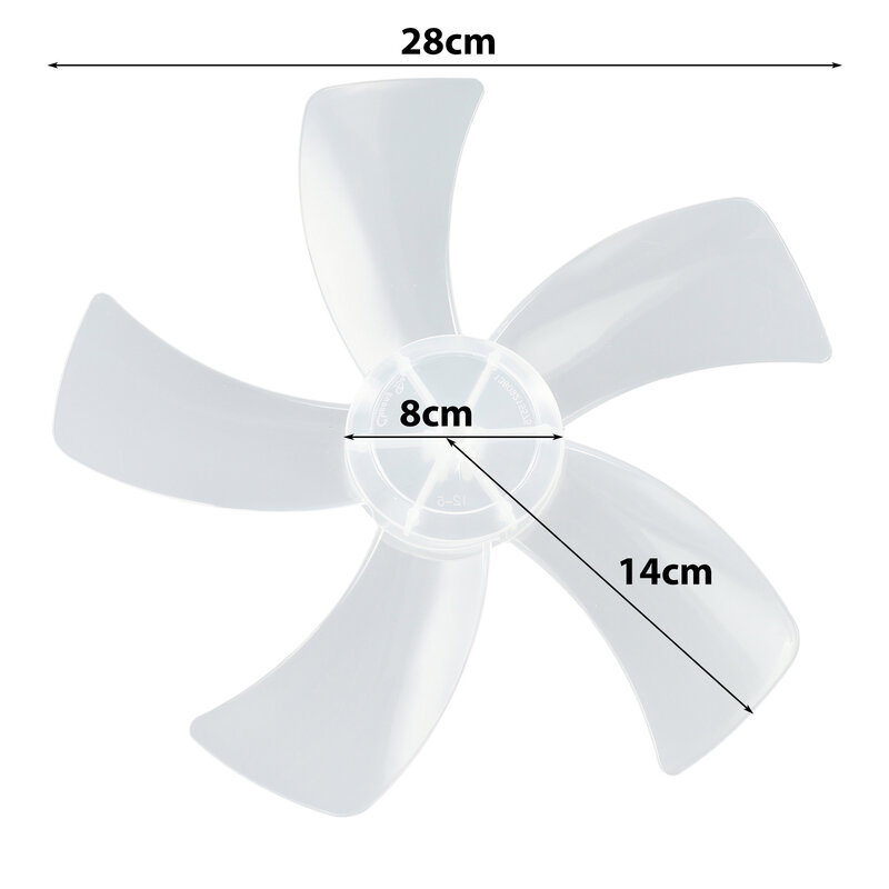 12 Inches Fan Blade Plastic Fan Blade Three Leaf Light Household Fan Blade Vertical Seat Wall Mounted/table Fan Accessories