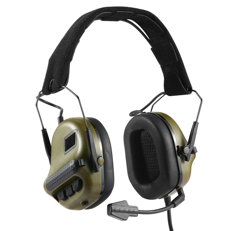 Verkauf taktische Headset Pickup und Geräusch reduzierung Kopf tragen/Helm Version Schießen Kopfhörer Kommunikation Intercom Kopfhörer