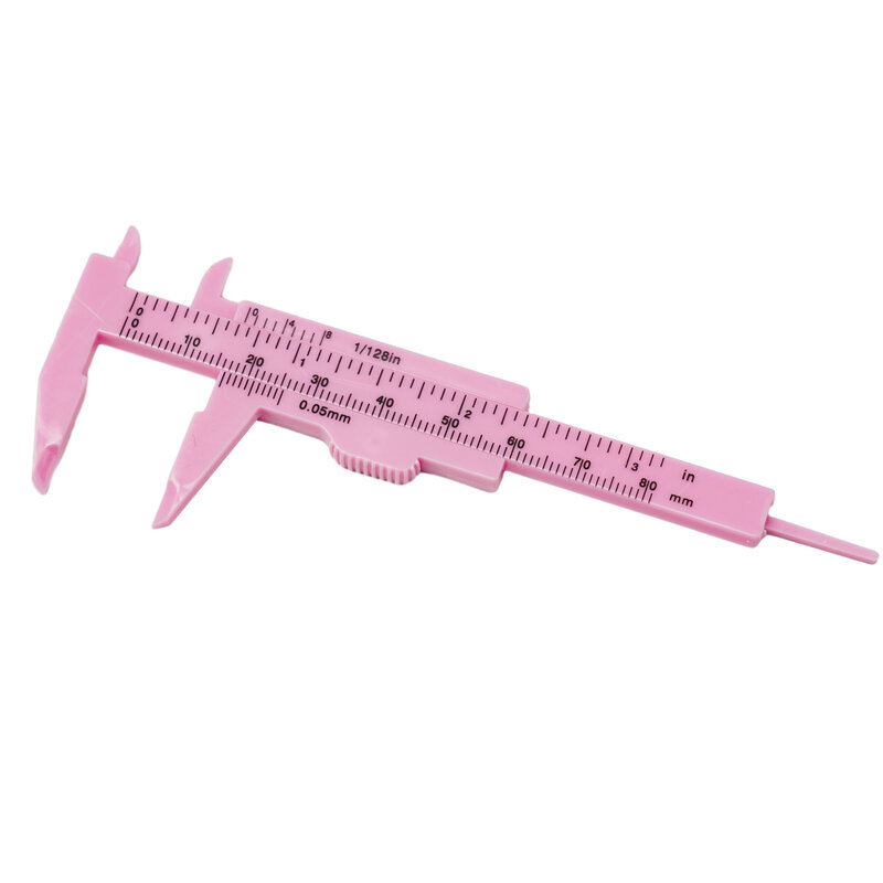 Zubehör Bremssättel zur Messung der Tiefe rosa/rosarot rostfreie Schiebe mannier Holz bearbeitung Doppel regel skala