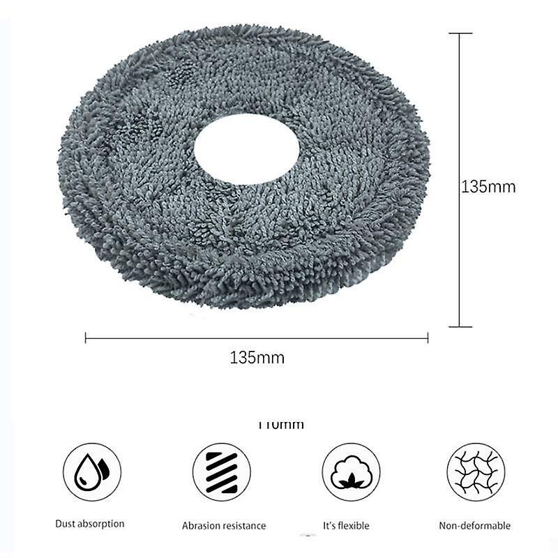 24pcs For Ecovacs Main Side Brush Mop Cloth Hepa Filter Accessories