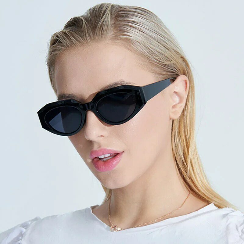 2023 moda mała ramka kwadratowe okulary mężczyźni kobiety Leopard Retro okulary przeciwsłoneczne Anti-UV Travel Fishing turystyka okulary dla kobiet