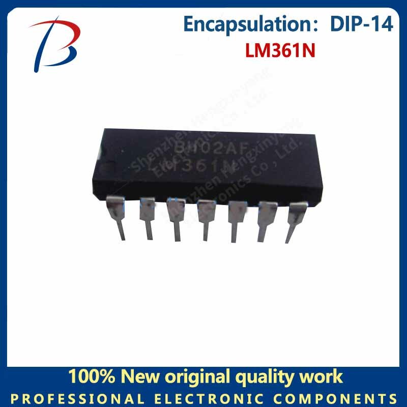 5pcs The LM361N is packaged with the DIP-14 comparator chip