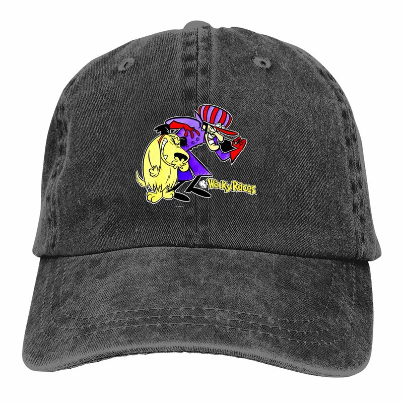 Pure Color Cowboy Hats Vintage Cartoon Women's Hat Sun Visor Baseball Caps Wacky Races Peaked Trucker Dad Hat