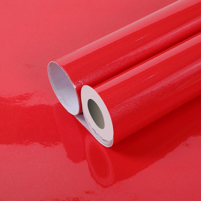 Waterproof Self Adhesive Wallpaper Renovation PVC Contact Paper Sticker for Kitchen Cabinets Countertop Wall Stickers Home Decor
