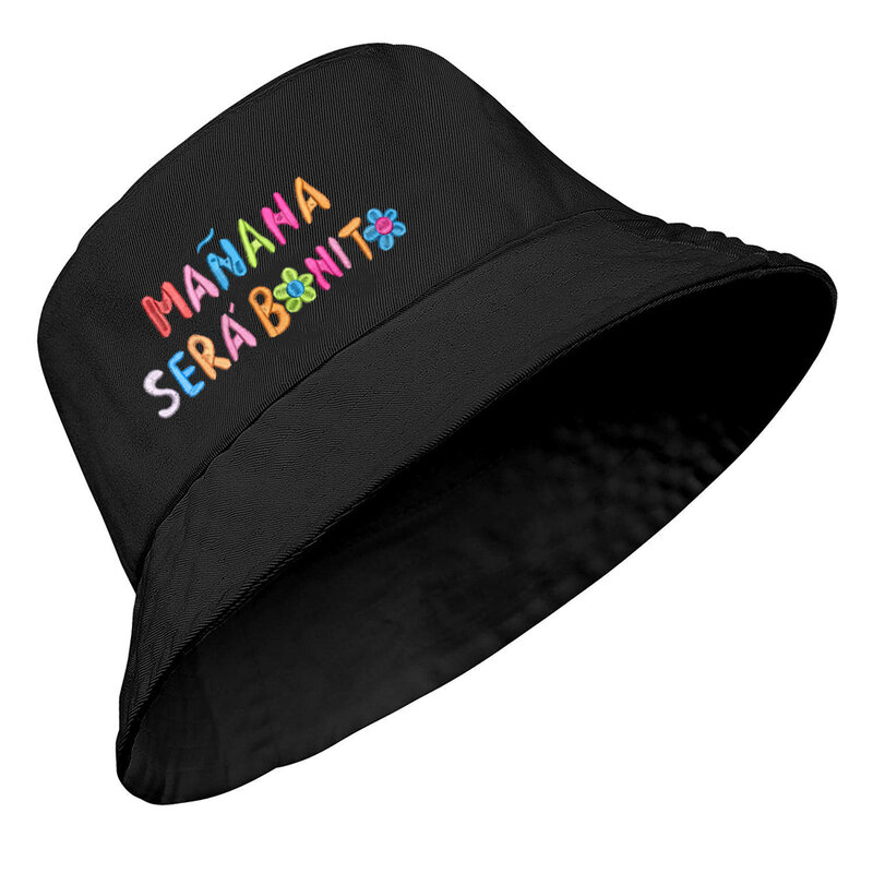 ปัก Manana Sera Bonito Topi Bucket Karol G หมวกชาวประมง Breathable คู่หมวก Visors Caps