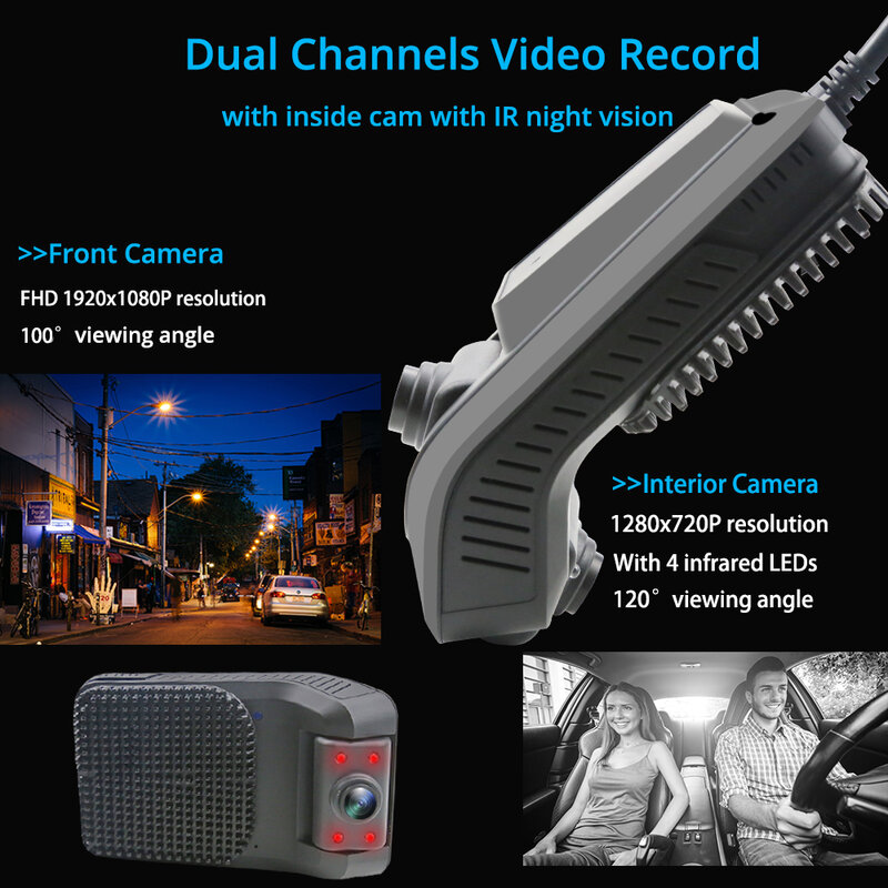 DVR,4g,wifi,ダッシュボードカメラ,車用,リアビューの記録,cmsv6,無料アプリケーション