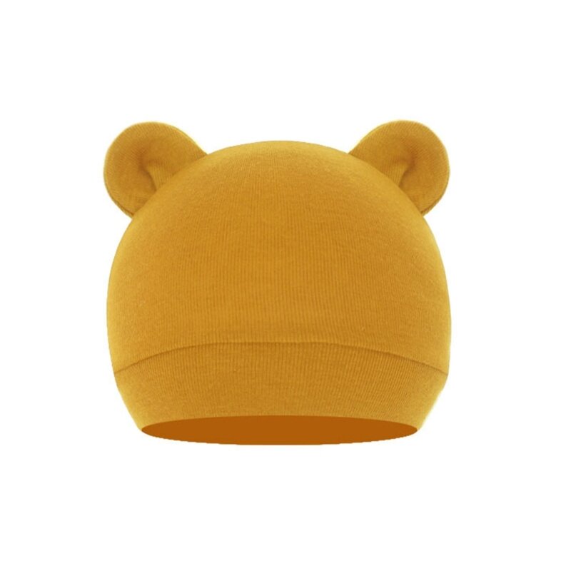 ベビー帽子ユニセックスコットンキャップかわいい暖かいクマの帽子新生児幼児幼児ドロップシップ用