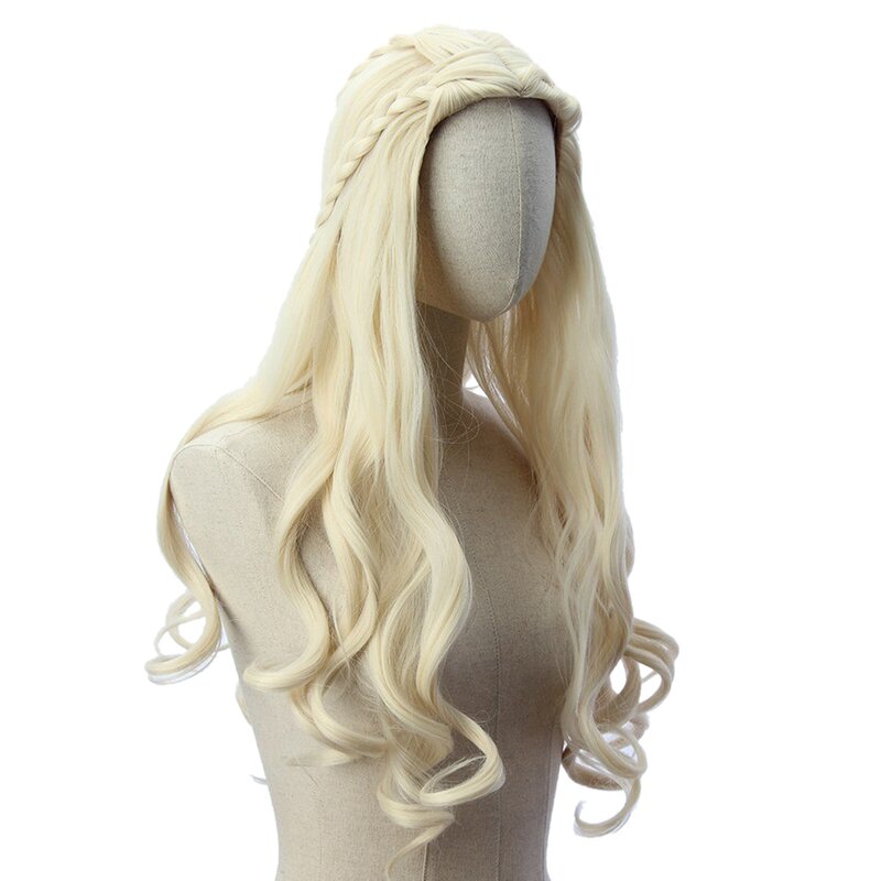 Женские Искусственные волнистые светлые бледно-золотые кудрявые парики для костюмов и вечеринок
