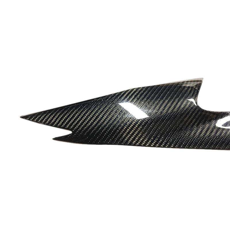 Cubierta de párpado de cejas para coche Nissan Altima, cubierta embellecedora de faro izquierdo y derecho de plástico, estilo de fibra de carbono, color negro, 2016, 2017, 2018, 1 par