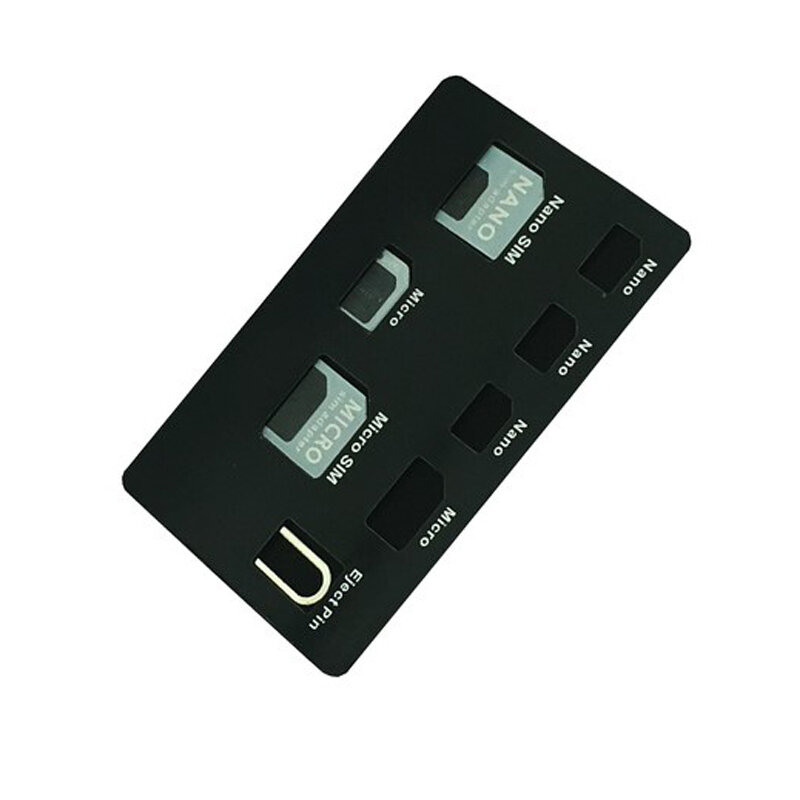 슬림 SIM 카드홀더 및 MicroSD 카드 케이스, 스토리지 및 lphone 핀 포함
