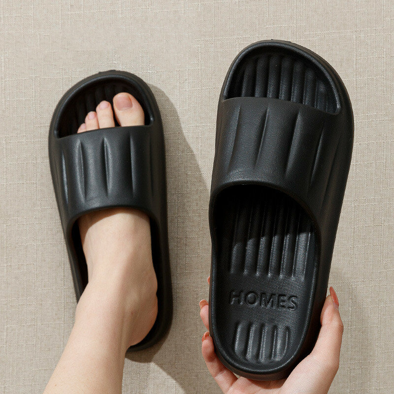 Summer Home Slippers Women Men Platform Anti-skid Thick Sole Soft Flip Flops Beach Sandals Bathroom Slides Indoor Outdoor Shoes
