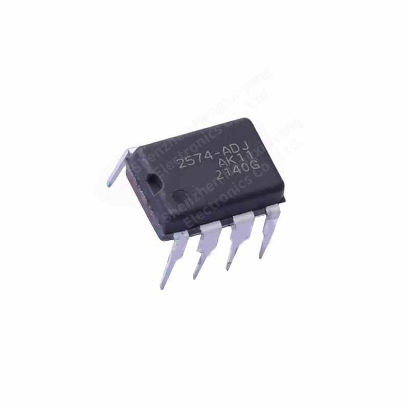 5PCS  LM2574N-5G power chip step-down package DIP-8