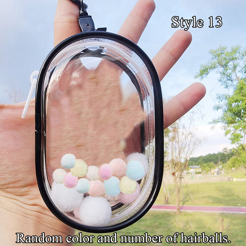 Package Pendant Used To Store Dolls Transparent Mystery Box Thicken Classic Plush Doll Storage Pouch Fashion Bag Keychain