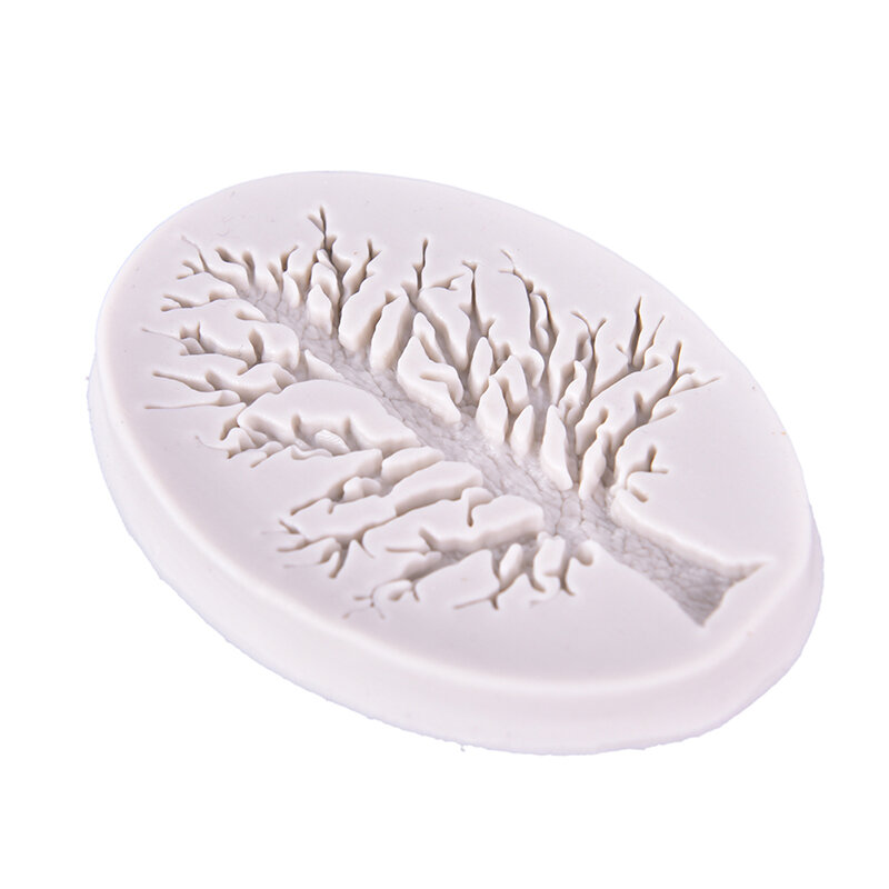 3d árvore-como o molde do bolo do silicone, ferramentas da decoração do fondant
