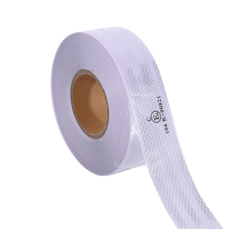 Saptop Cinta 5cm*3M Reflective Adhesive Sticker Conspicuity Tapes  ECE 104R Road Safety Waterproof Reflector Film For Bike Truck
