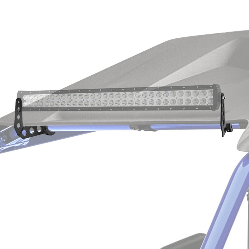 Clamp-On curvo LED trabalho luz Bar, Suportes de montagem, Mount Kit Acessórios, Mount Kit para Yamaha YXZ1000R UTV telhado, 32 ", 180W, 2016-2024