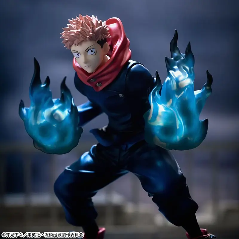 Jujutsu Kaisen Anime Figura Modelo Brinquedos para Meninos, Action Figures Coleção, Original Genuine Boneca de PVC, Itadori Yuji, Em estoque
