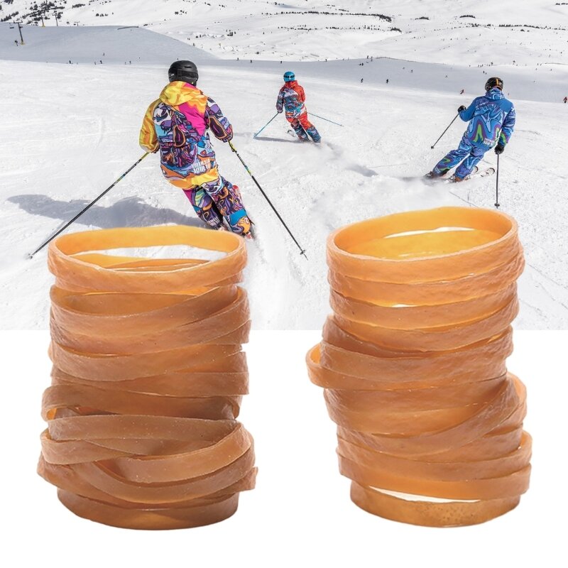 652D 30 elastische ski-uitrustingriemen Skibindingsremhouder voor stabiele skibinding